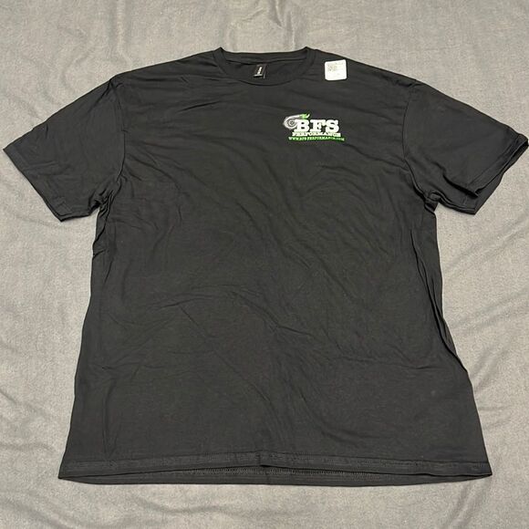 BFS Performance Men’s Black Short Sleeve T-Shirt Size XL - Picture 1 of 6